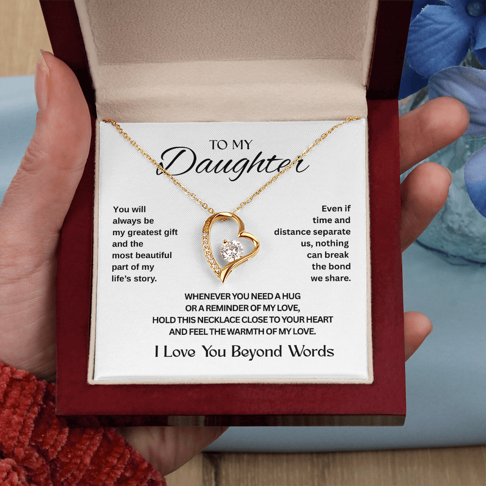To My Daughter | The Gift Every Daughter Deserves – Forever Love Knot Necklace | Meaningful Jewelry