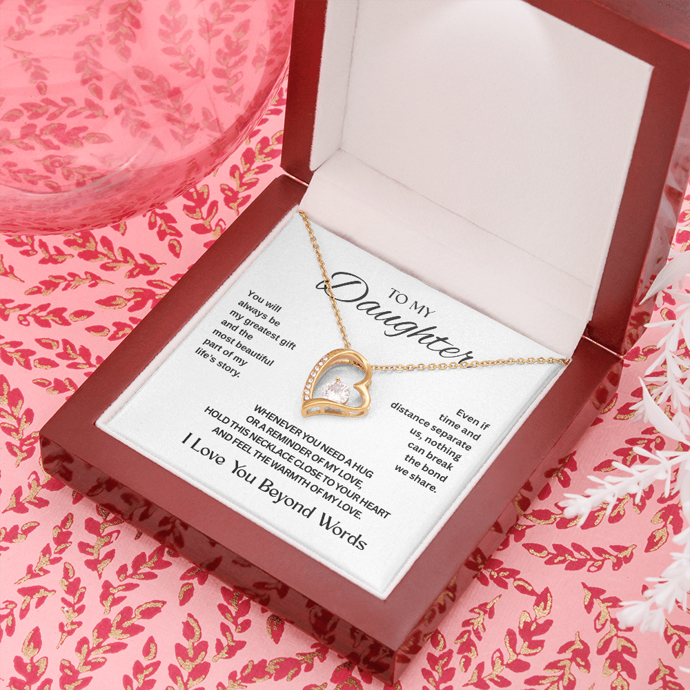 To My Daughter | The Gift Every Daughter Deserves – Forever Love Knot Necklace | Meaningful Jewelry