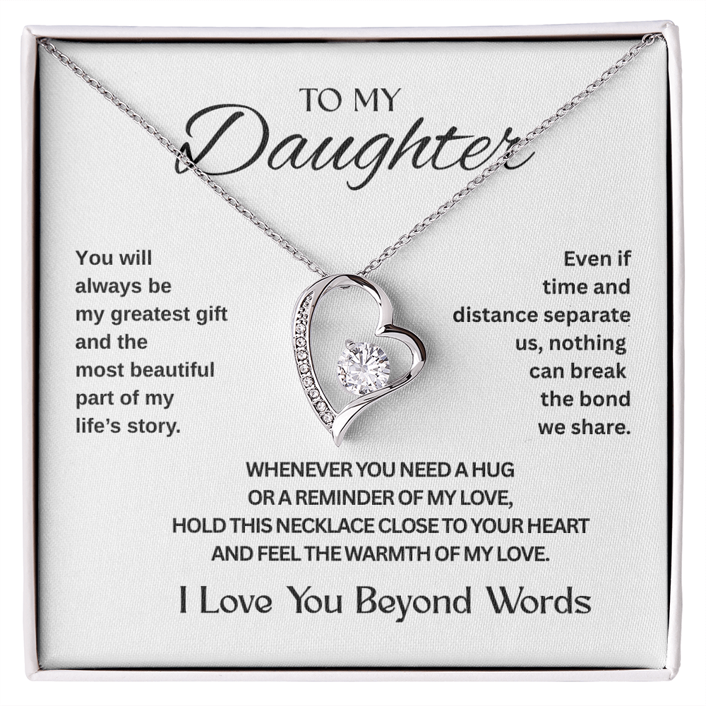 To My Daughter | The Gift Every Daughter Deserves – Forever Love Knot Necklace | Meaningful Jewelry