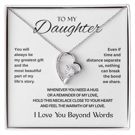 To My Daughter | The Gift Every Daughter Deserves – Forever Love Knot Necklace | Meaningful Jewelry