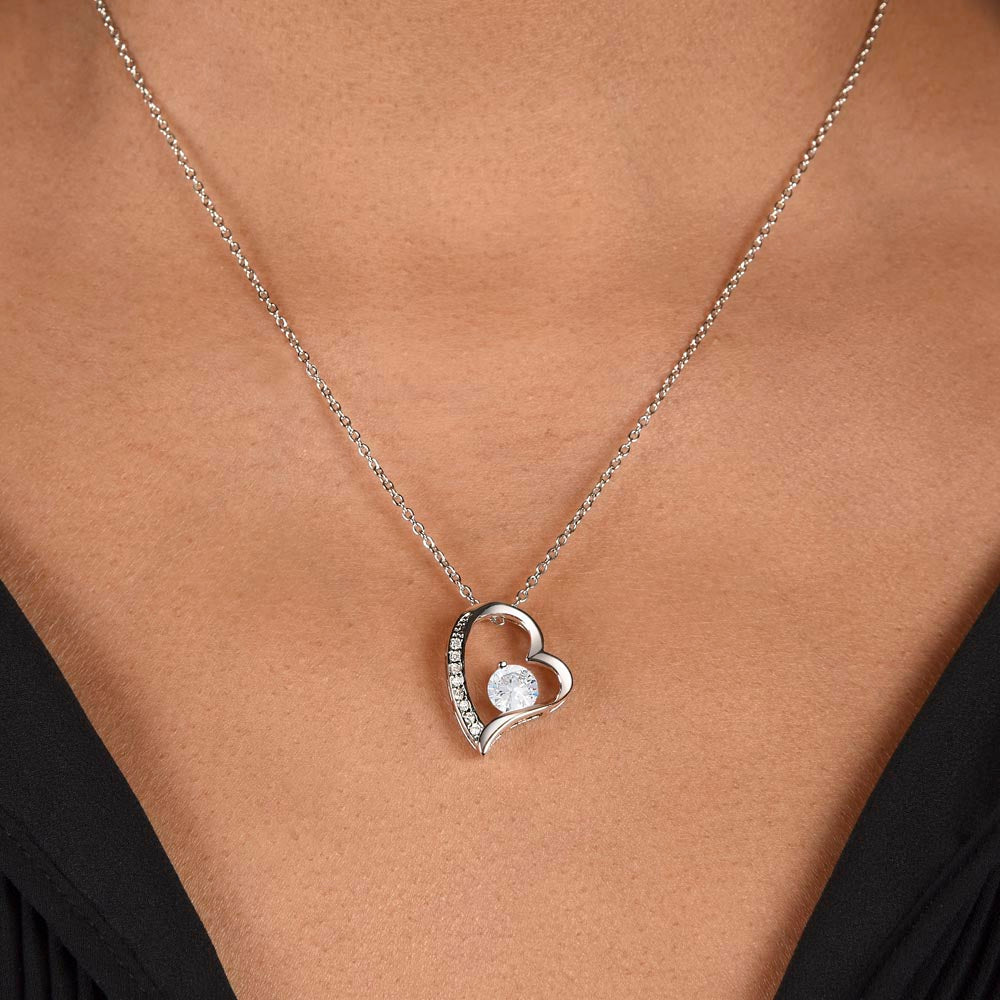 Your Love, Her Keepsake – To My Daughter Forever Love Necklace | Love Mom or Dad | The Perfect Gift