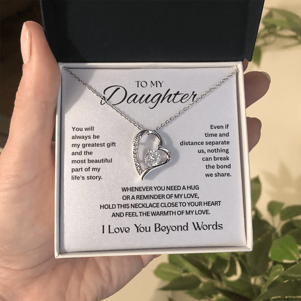 To My Daughter | The Gift Every Daughter Deserves – Forever Love Knot Necklace | Meaningful Jewelry