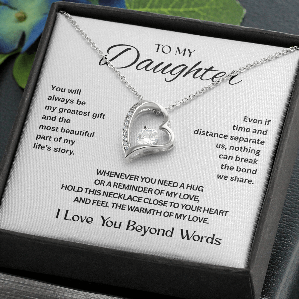 To My Daughter | The Gift Every Daughter Deserves – Forever Love Knot Necklace | Meaningful Jewelry