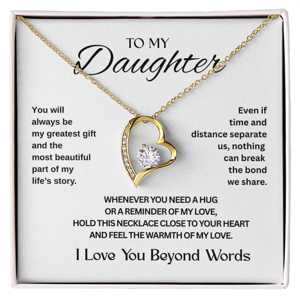 To My Daughter | The Gift Every Daughter Deserves – Forever Love Knot Necklace | Meaningful Jewelry