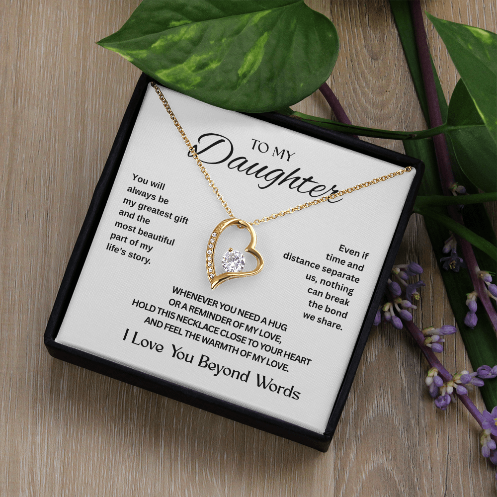 To My Daughter | The Gift Every Daughter Deserves – Forever Love Knot Necklace | Meaningful Jewelry