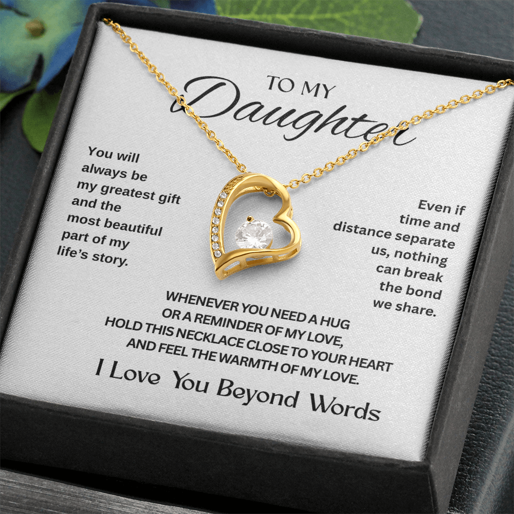 To My Daughter | The Gift Every Daughter Deserves – Forever Love Knot Necklace | Meaningful Jewelry